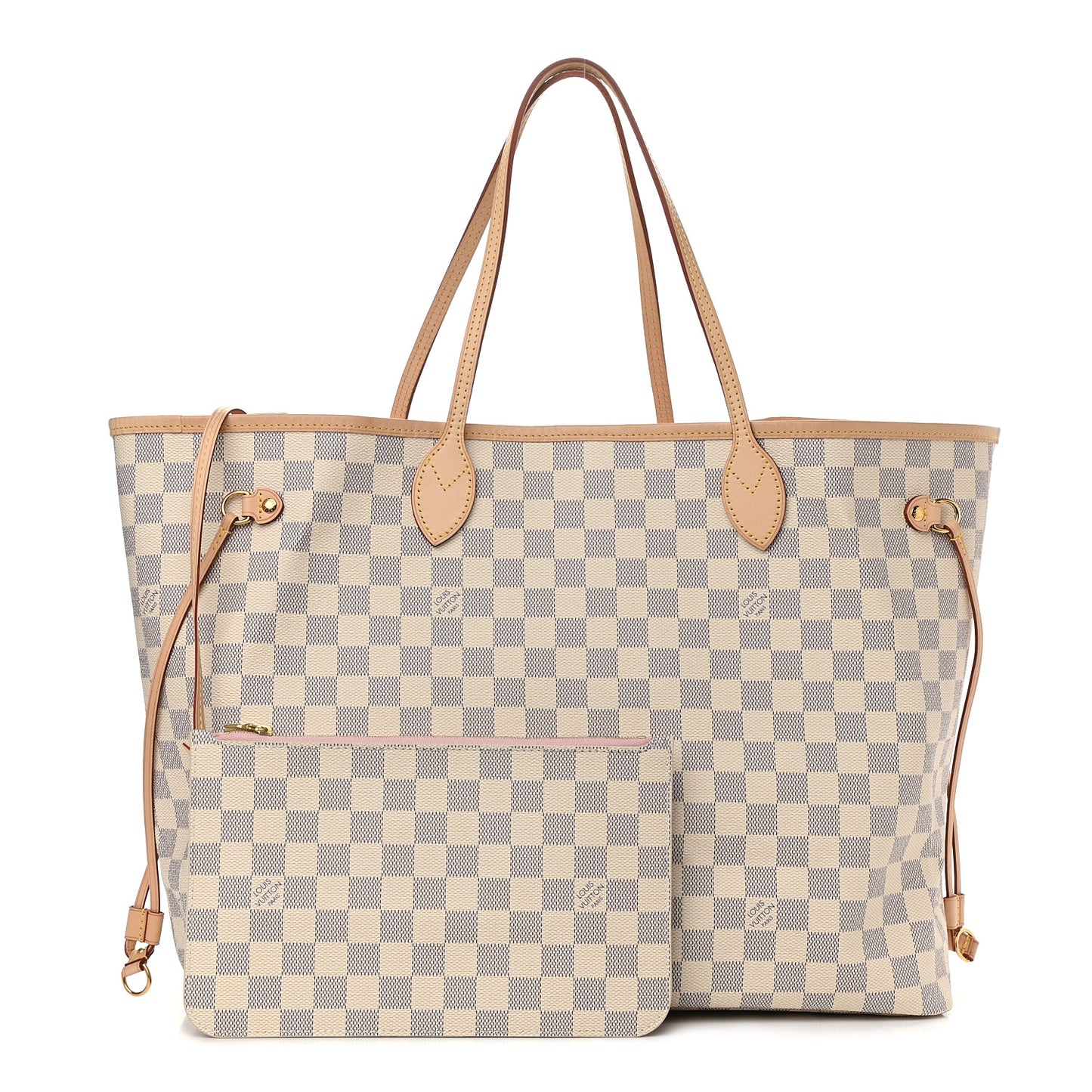 Damier Azur Neo Neverfull GM Rose Ballerine