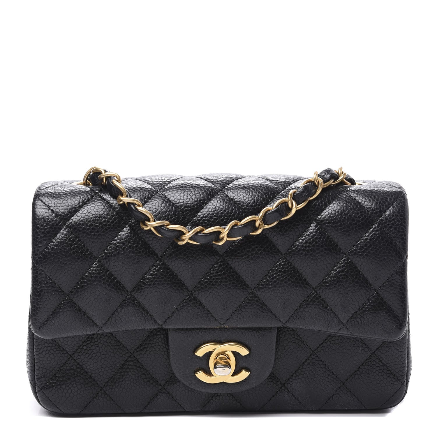 Chanel Caviar Quilted Mini Rectangular Flap Black 1 of 9