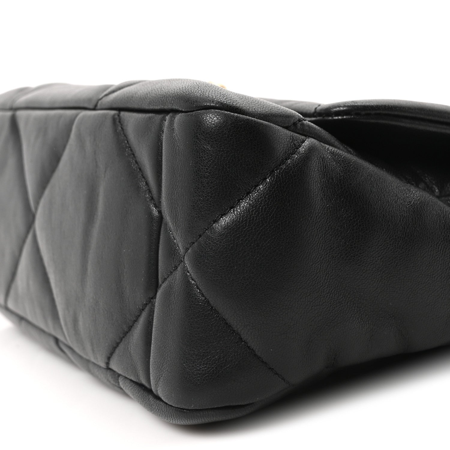 Chanel Lambskin Quilted Medium Chanel 19 Flap Black 10 of 10