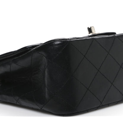 Chanel Lambskin Quilted Mini Square Flap Black 9 of 10