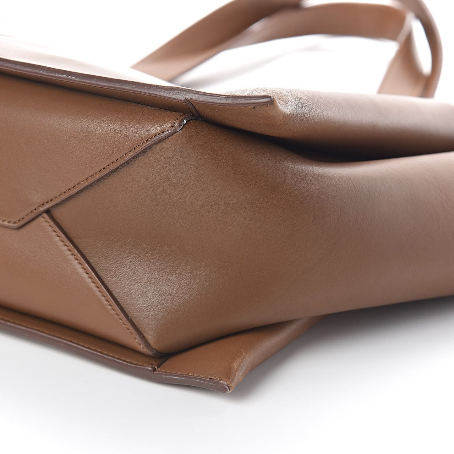 Calfskin Medium Tri-Fold Bag Taupe