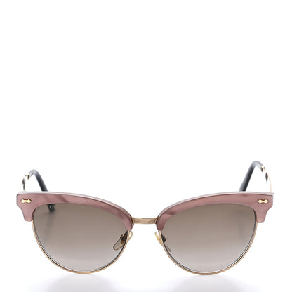 Gucci Round Metal GG0074S Sunglasses Black Gold 2 of 6