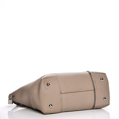 Louis Vuitton Veau Cachemire Soft Lockit MM Galet 9 of 15