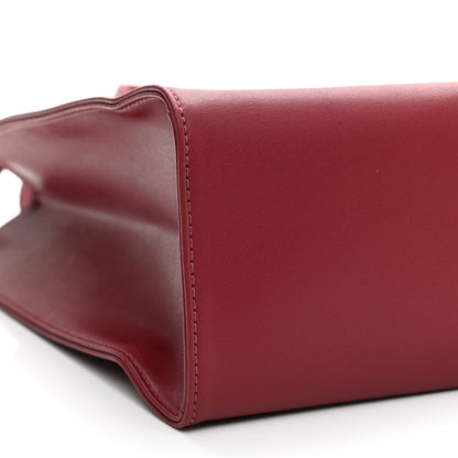 Telfar Vegan Leather Medium Shopping Bag Oxblood 9 of 10