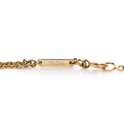 Cartier 18K Pink Yellow White Gold Baby Trinity Pendant Necklace 5 of 6