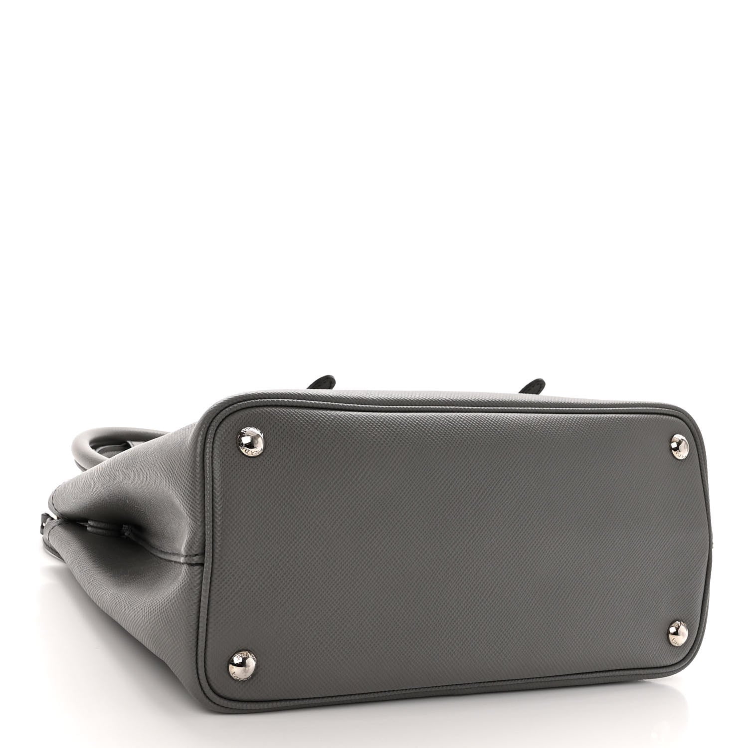 Prada Saffiano Cuir Small Double Handle Tote Marmo 4 of 11