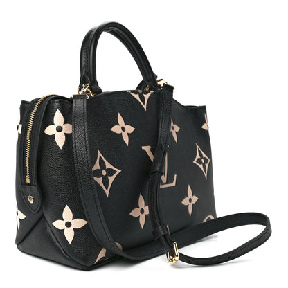 Louis Vuitton LOUIS VUITTON Empreinte Monogram Giant Petit Palais Black Beige 3 of 11