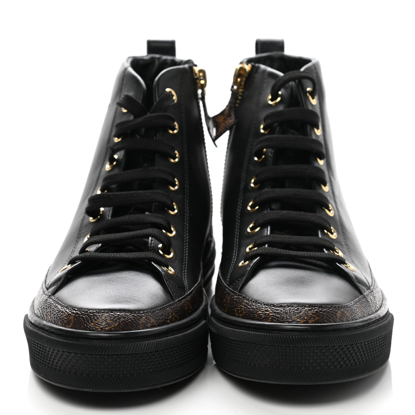 Monogram Stellar Sneaker Boots 36 Black