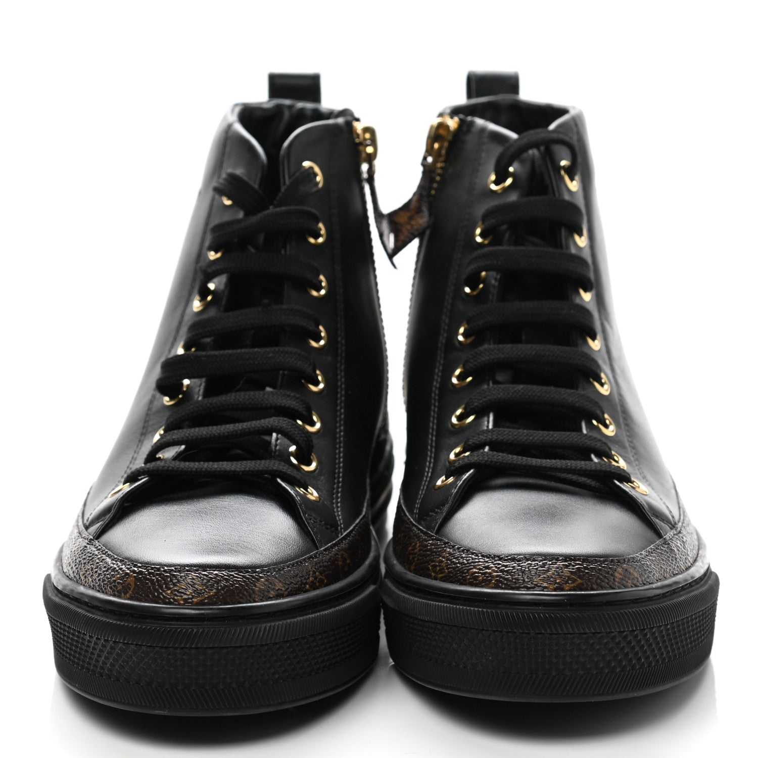 Louis Vuitton Monogram Stellar Sneaker Boots 36 Black 2 of 7