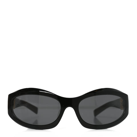 Acetate Oval Sunglasses SMU14Z Black