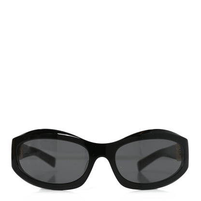 Miu Miu Acetate Oval Sunglasses SMU14Z Black 2 of 7