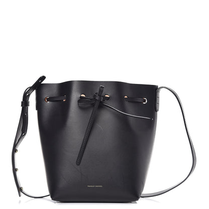 Mansur Gavriel Calfskin Mini Bucket Bag Black 1 of 8