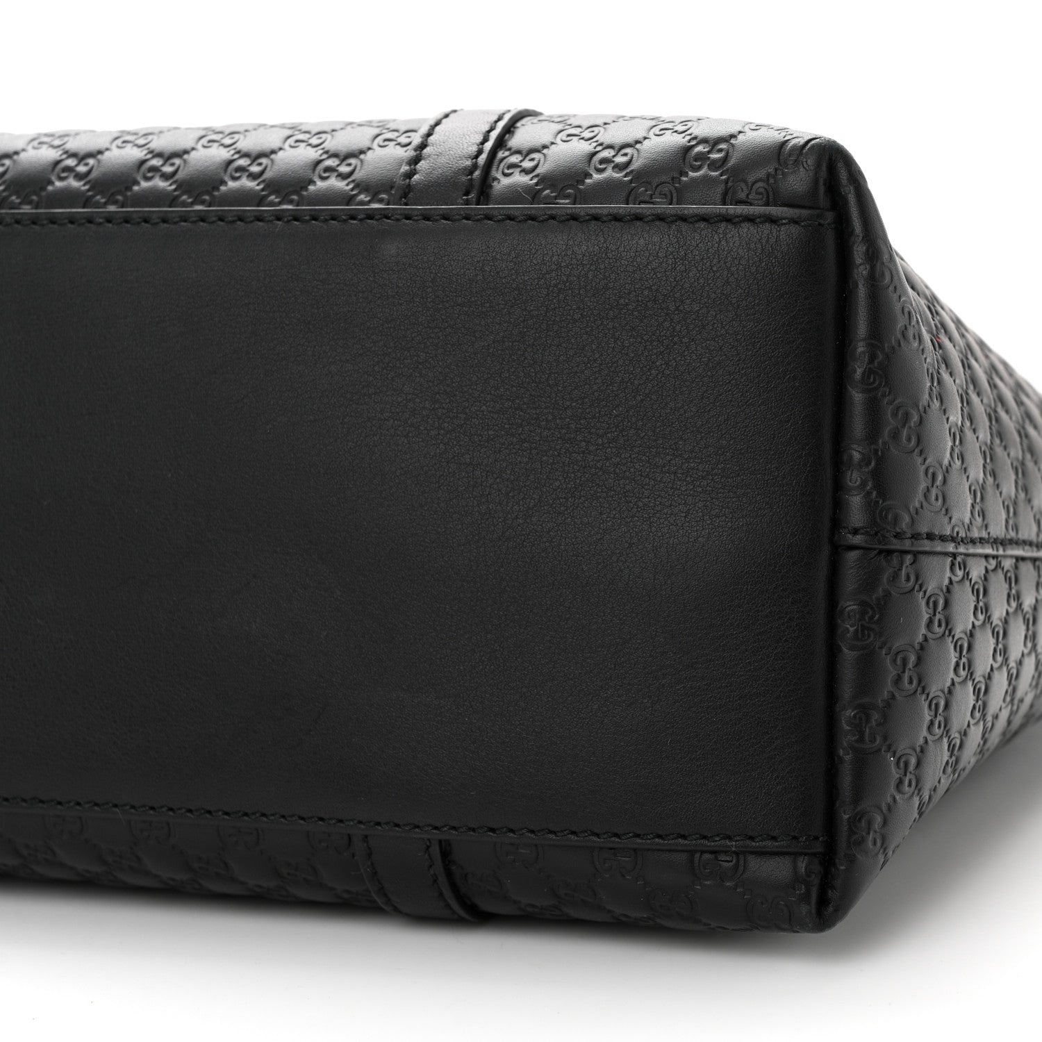 Gucci Soft Microguccissima Small Zippered Satchel Black 10 of 11