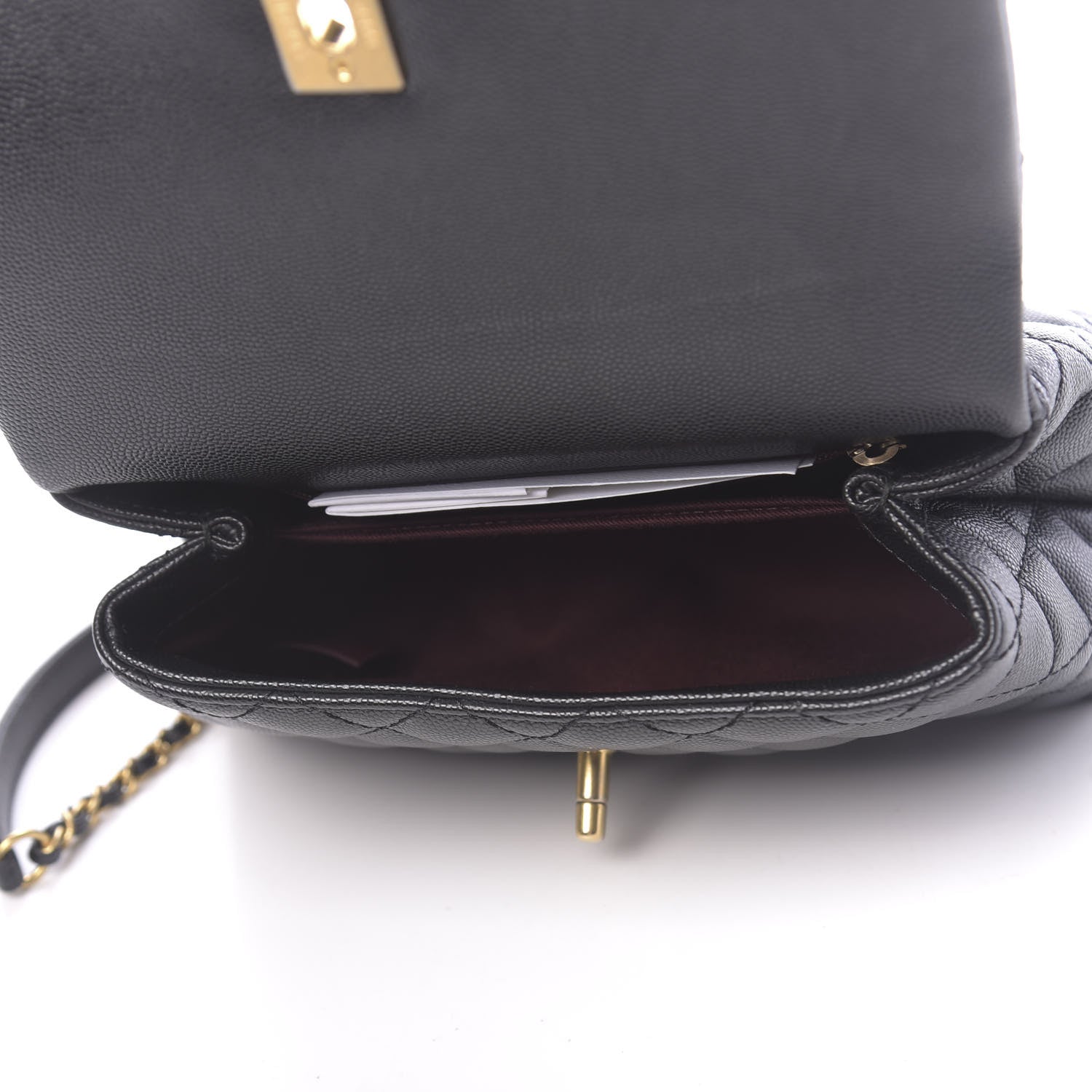 Chanel Caviar Quilted Mini Coco Handle Flap Black 5 of 11