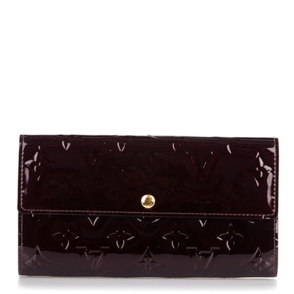 Louis Vuitton Vernis Sarah Wallet Amarante 1 of 8