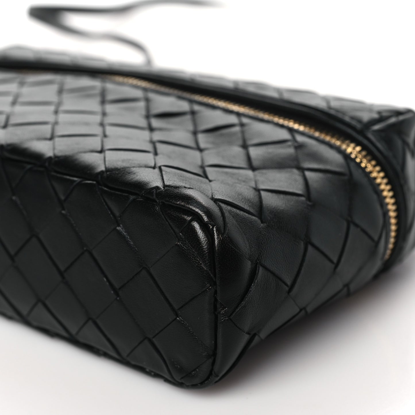 Calfskin Intrecciato Bang Bang Vanity Case Black