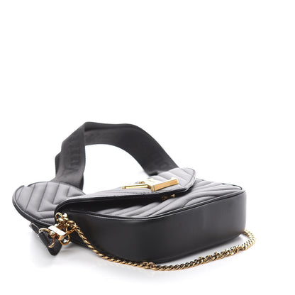Louis Vuitton Calfskin New Wave Multi Pochette Black 3 of 7
