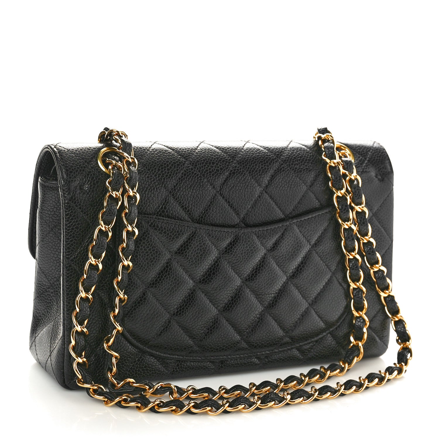Chanel Caviar Quilted Small Double Flap Black 3 of 10