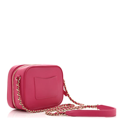 Chanel Lambskin CC Mania Camera Case Pink 3 of 10