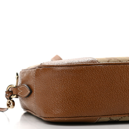 Gucci Monogram Mini Bree Messenger Bag Beige Tabacco 8 of 10