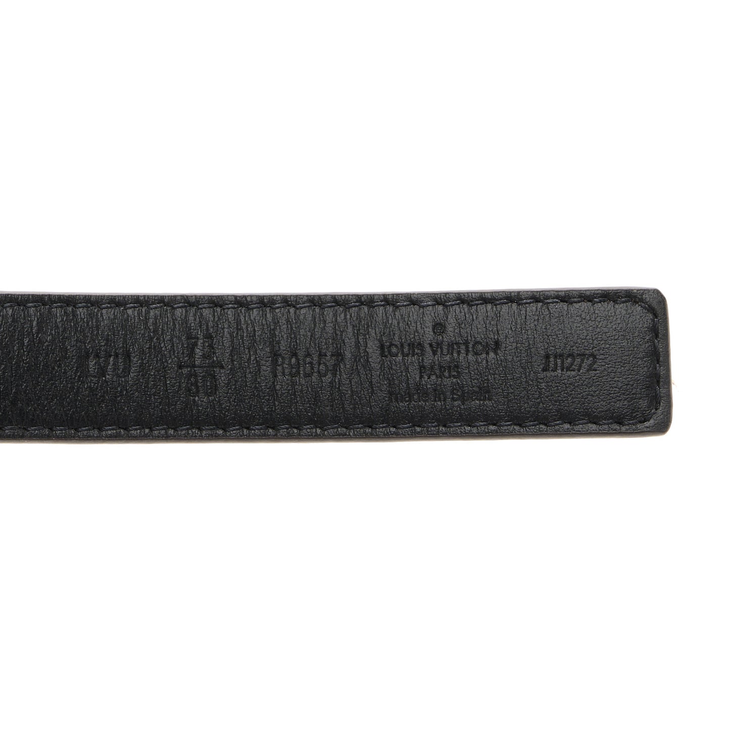 Calfskin Monogram 20mm LV Iconic Reversible Belt 75 30 Black