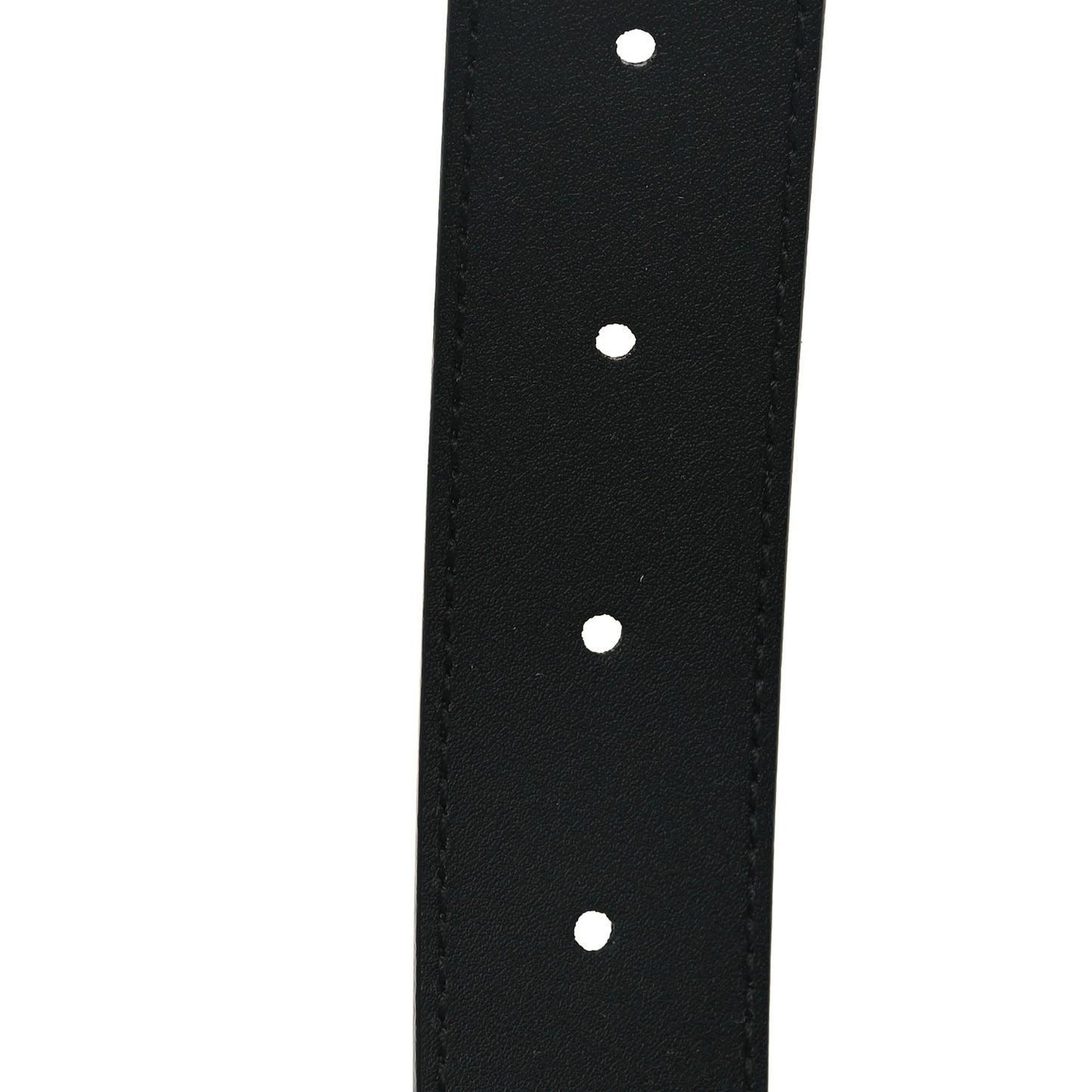 Azalea Calfskin Enamel Monochrome Double G 30mm Belt 90 36 Black