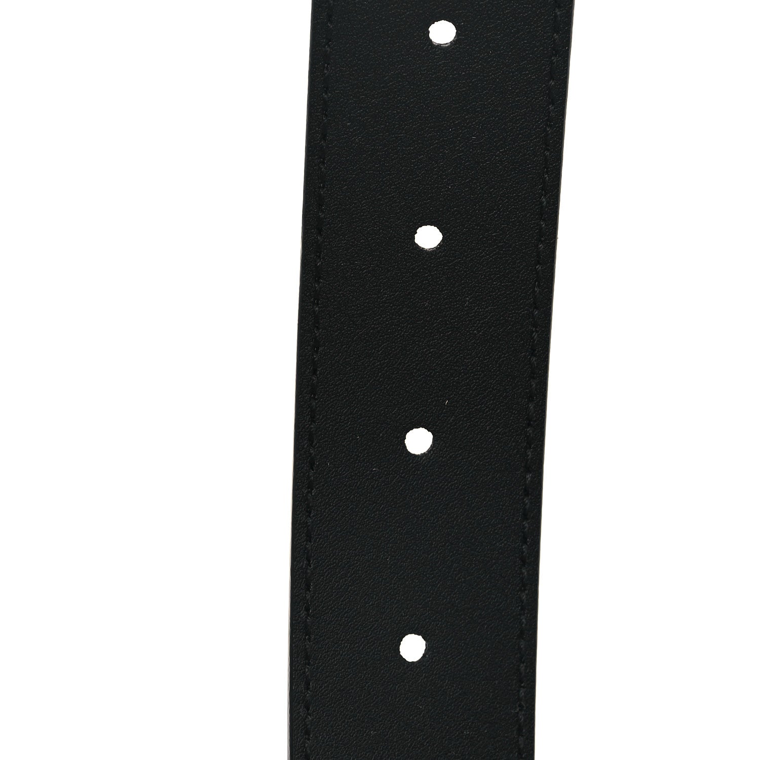 Gucci Azalea Calfskin Enamel Monochrome Double G 30mm Belt 90 36 Black 4 of 4
