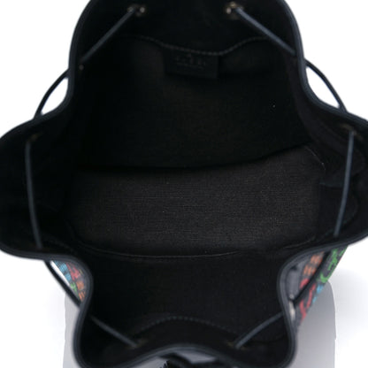 Gucci GG Supreme Monogram Psychedelic Bucket Bag Black 4 of 9
