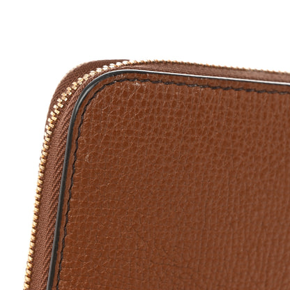 Burberry Calfskin House Check Elmore Zip Around Wallet Tan 10 of 11