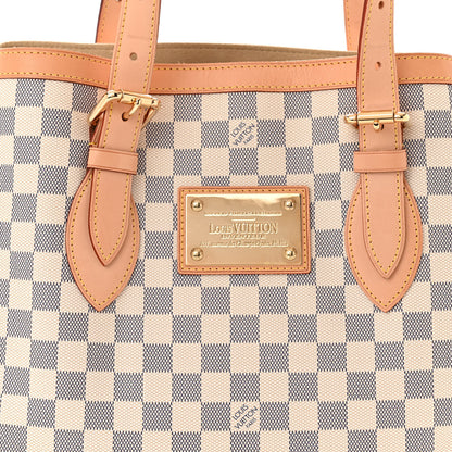Louis Vuitton Damier Azur Hampstead MM 7 of 10