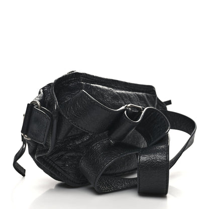 Balenciaga Lambskin Classic Hardware Neo Lift Hip Bag Black 2 of 11