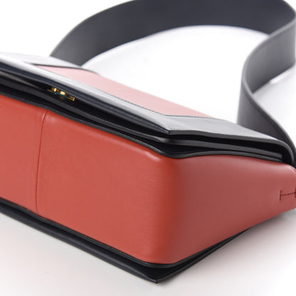 Celine Shiny Smooth Calfskin Medium Frame Shoulder Bag Dark Navy Claycourt 7 of 9