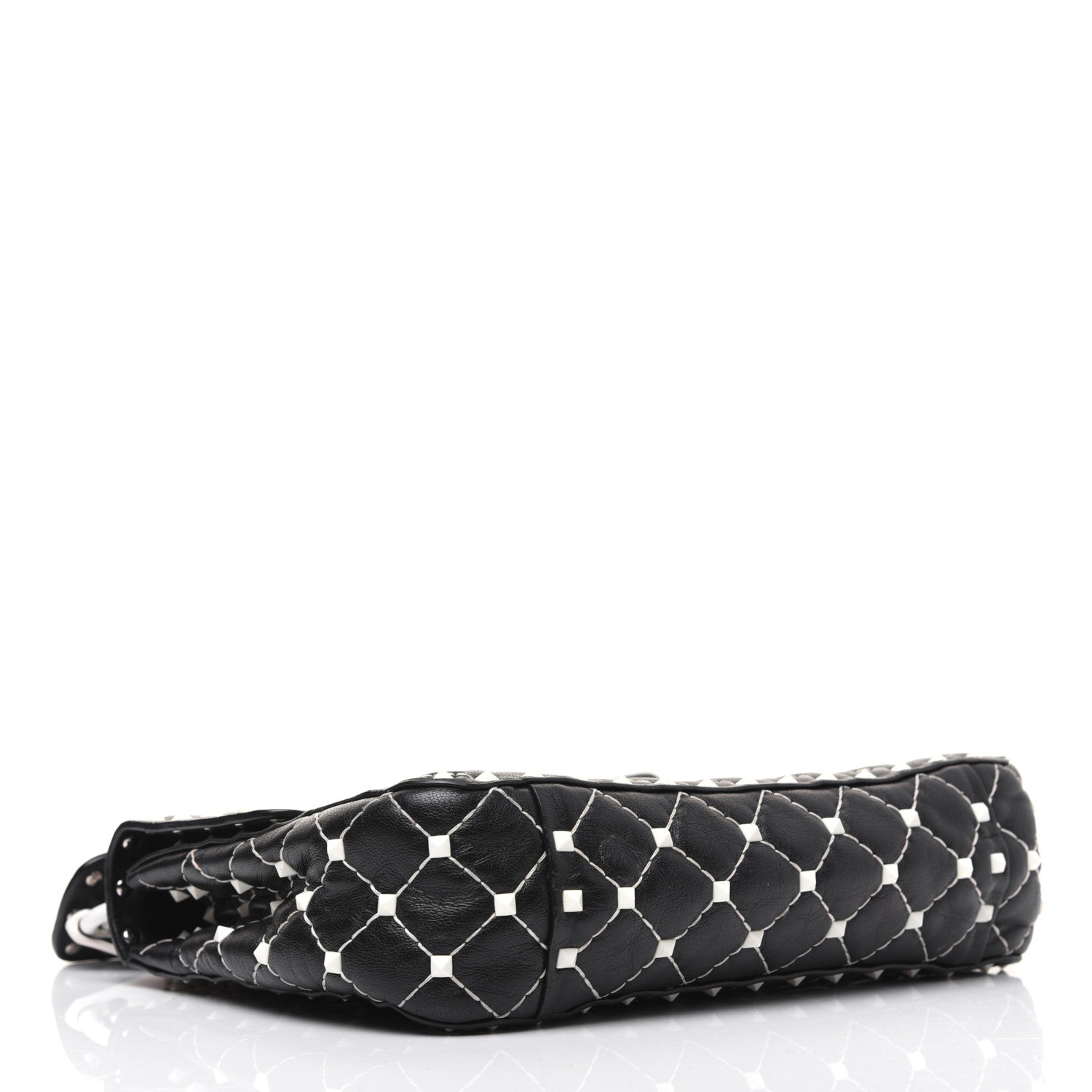 Valentino Garavani Lambskin Medium Free Rockstud Spike Shoulder Bag Black 5 of 23