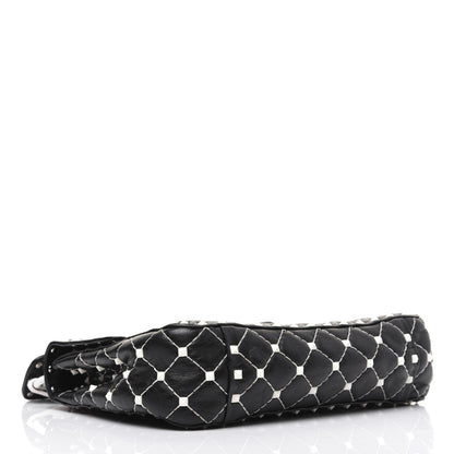 Valentino Garavani Lambskin Medium Free Rockstud Spike Shoulder Bag Black 5 of 23