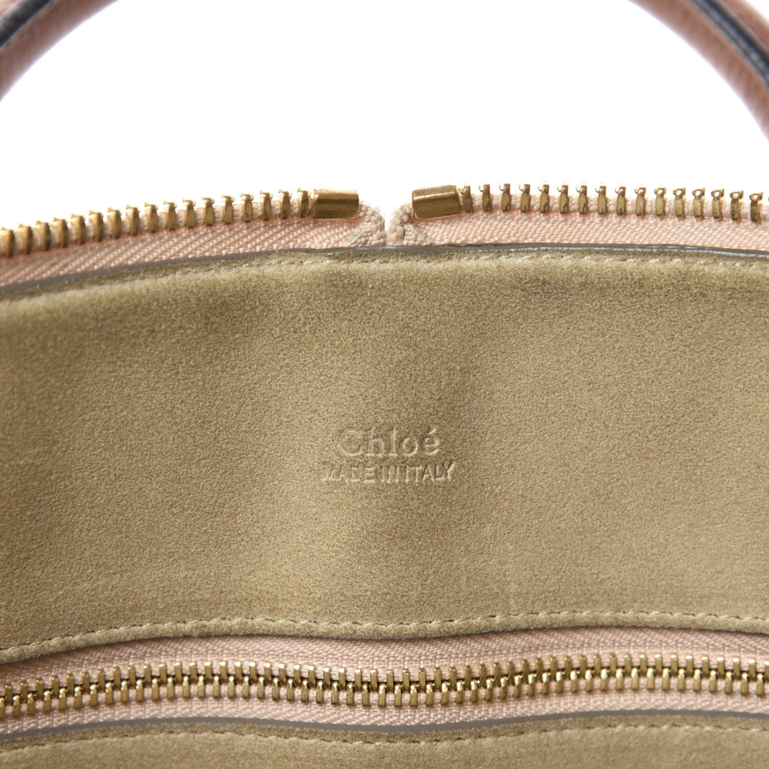 Chloe Smooth Calfskin Medium Baylee Chain Tote Tobacco 8 of 12