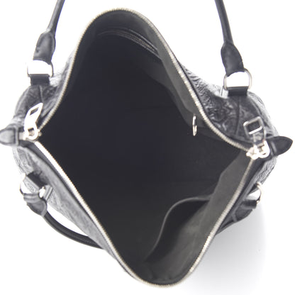 Louis Vuitton Monogram Lambskin Antheia Ixia GM Black 4 of 10