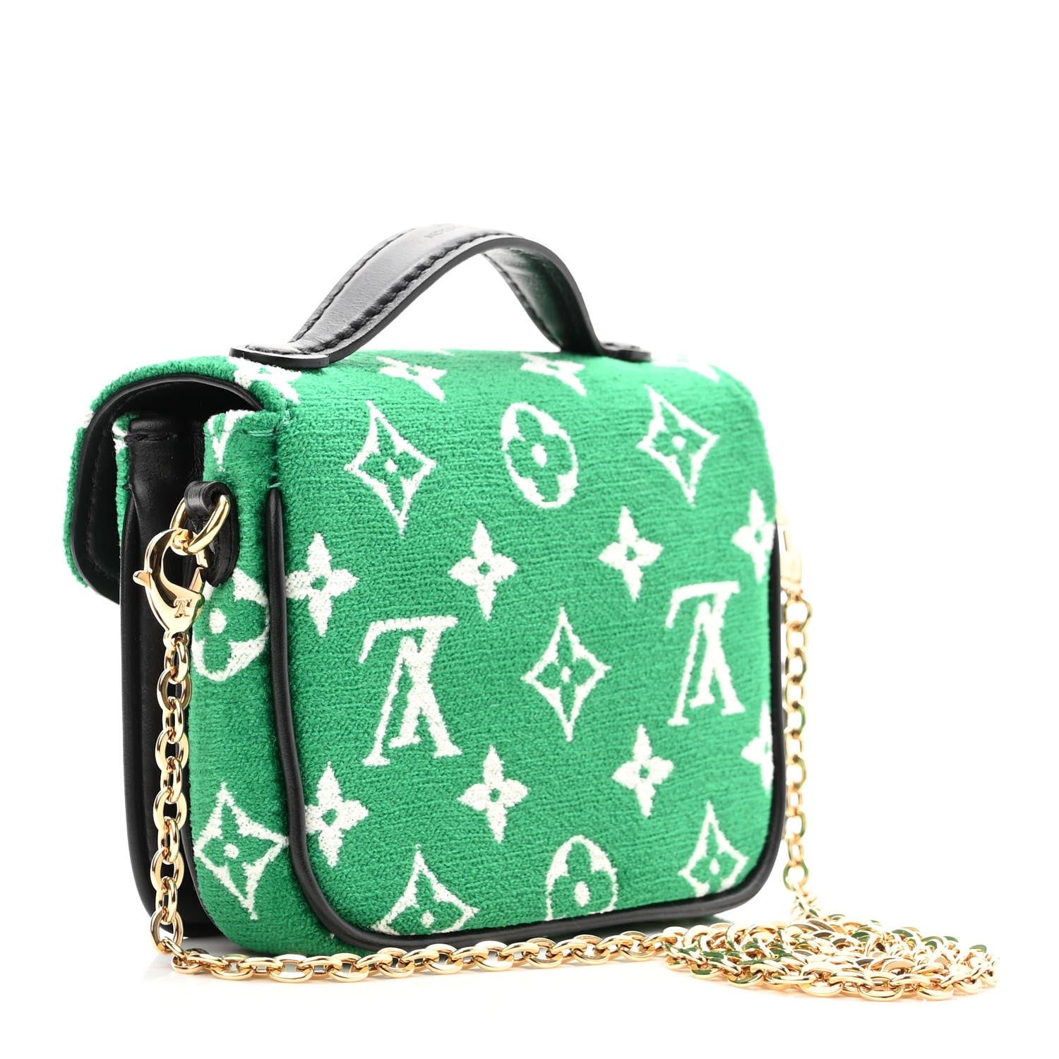 Louis Vuitton Monogram Jacquard Velvet Micro Metis Green 3 of 9