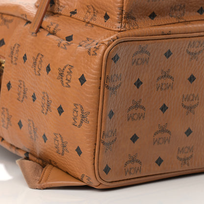 MCM Visetos Large Stark Backpack Cognac 4 of 12