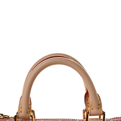 Louis Vuitton Monogram Jacquard Denim Nano Speedy Bandouliere Pink 10 of 11