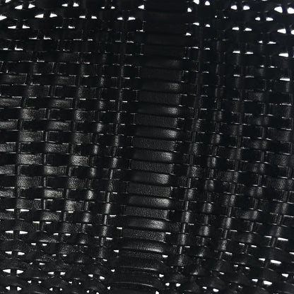 Loewe Calfskin Woven Mini Diamond Basket Bag Black 4 of 9