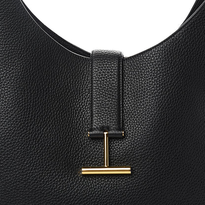Tom Ford Grained Calfskin Tara Hobo Black 10 of 10