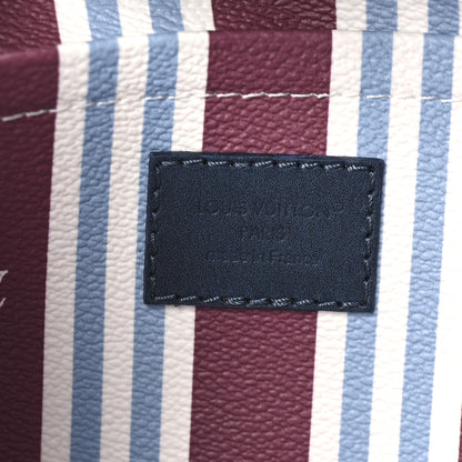 Louis Vuitton Monogram Heritage Locker Dopp Kit Toilet Pouch Blue 6 of 7
