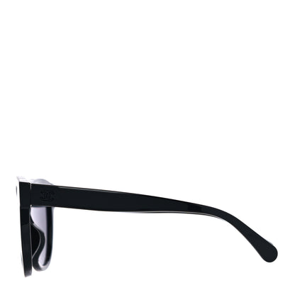 Chanel Acetate CC Butterfly Sunglasses 5414-A Black 2 of 8