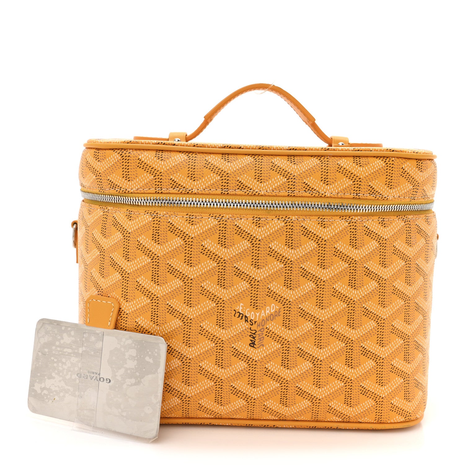 Goyard Goyardine Muse Vanity Case Yellow 2 of 14