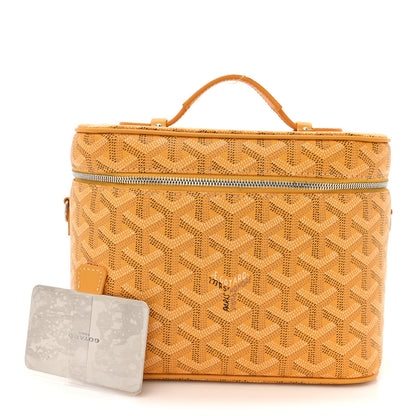 Goyard Goyardine Muse Vanity Case Yellow 2 of 14