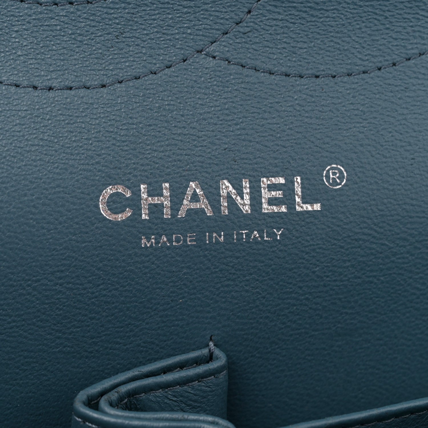 Chanel Caviar Quilted Jumbo Double Flap Blue 6 of 10