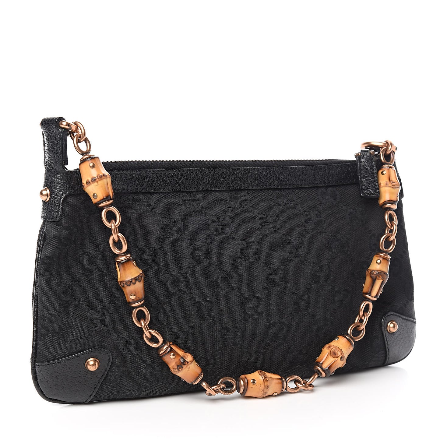 Monogram Bamboo Pochette Black