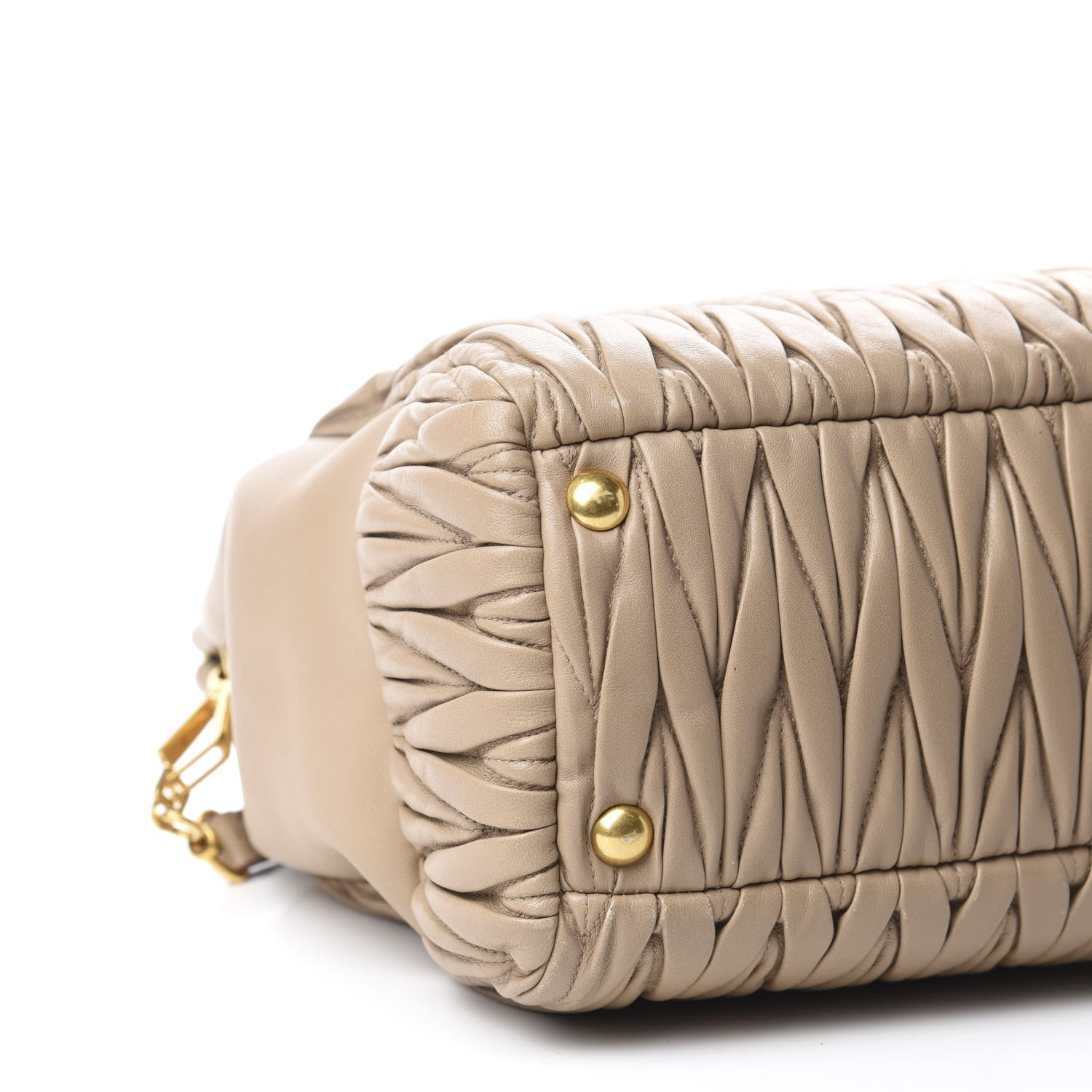 Miu Miu Nappa Matelasse Top Handle Bag Cammeo 5 of 8