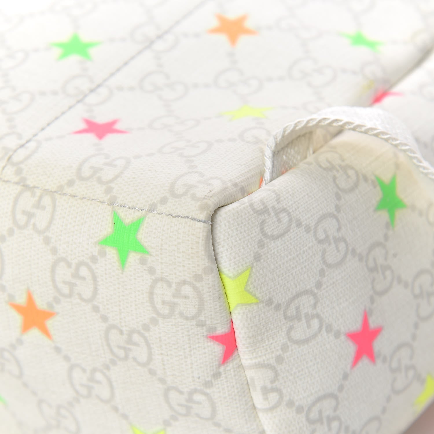 Gucci GG Supreme Monogram Stars Childrens Backpack White 12 of 12