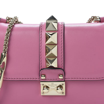 Valentino Garavani Vitello Small Glam Lock Rockstud Flap Rose Violet 8 of 8